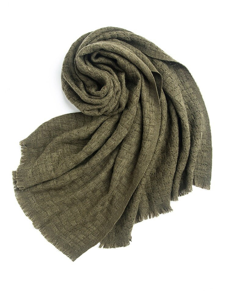 FREE GIFT - Red Scarf, Dark Blue Scarf, Alpaca Wool Scarf, Scarves for Winter, Scarves for Ladies, Soft Scarves, Hand-Made Warm Scarves