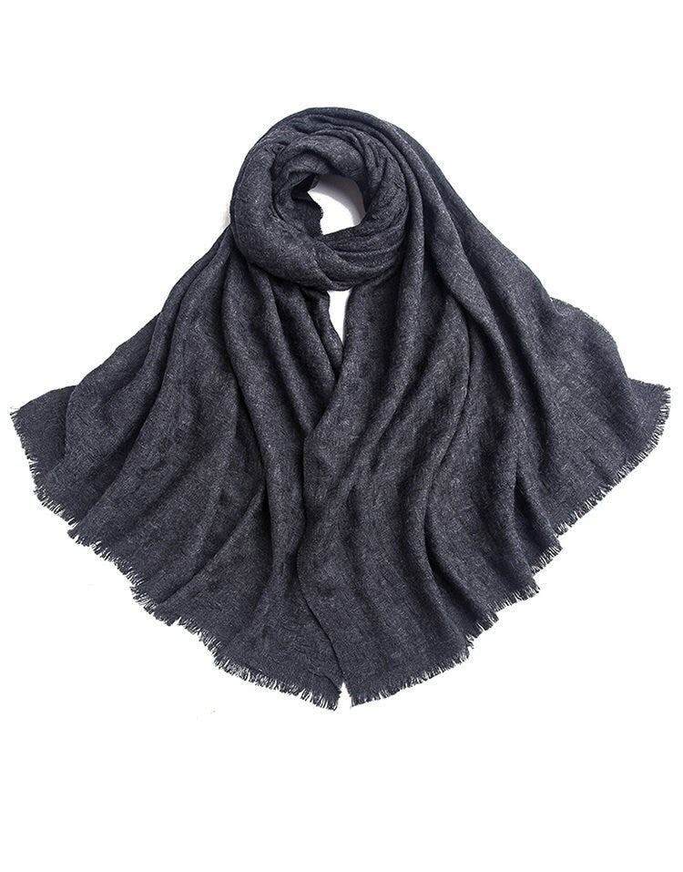 FREE GIFT - Red Scarf, Dark Blue Scarf, Alpaca Wool Scarf, Scarves for Winter, Scarves for Ladies, Soft Scarves, Hand-Made Warm Scarves