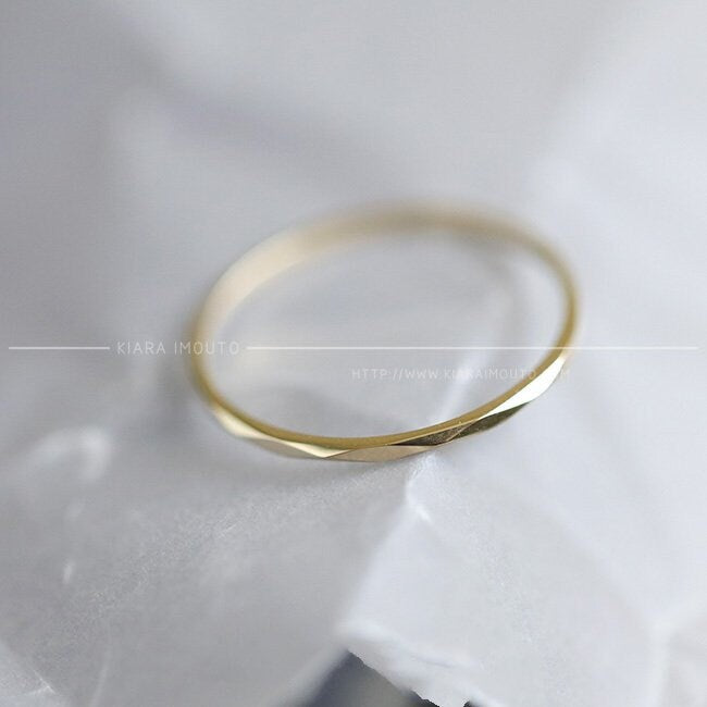 Unisex Faceted Wedding Band, Stacking Rings, Men's Fine Jewelry, Mens Fashion Rings, Infinity Ring, Engraved Rings, Engagement Rings Band