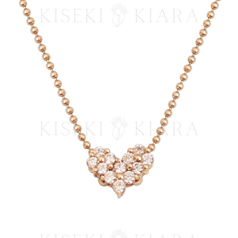 14k Solid Gold Convertible Heart Drop Necklace, Two Way Wear Love Pendant, Dual Fashion Heart Charm, Versatile Heart Statement Piece