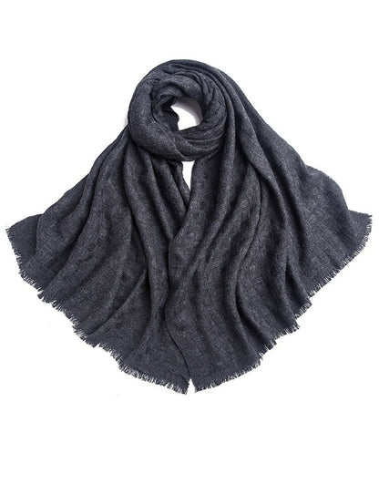 FREE GIFT - Red Scarf, Dark Blue Scarf, Alpaca Wool Scarf, Scarves for Winter, Scarves for Ladies, Soft Scarves, Hand-Made Warm Scarves