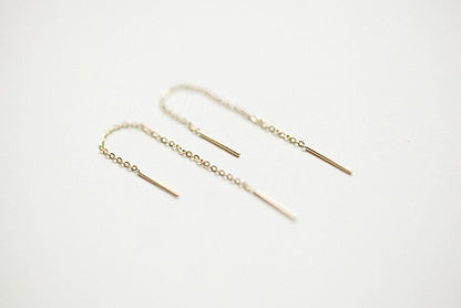 pure 14k gold ear wire chain earrings dangle sun's descendant tassel earrings super flash dating