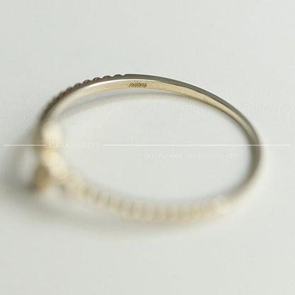 Christian Cross Ring, Bezel Set Diamond Ring, Milgrain Wedding Band, Jesus Rose Gold Religious Ring, Christian Wedding Rings, Catholic Ring