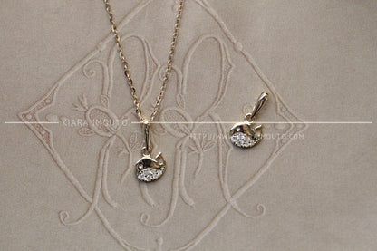 Playful Gold Whale Pendant, Whale Charm Necklace, Whale Pendant Necklace, Cute Pendant, Gold Necklace For Girlfriend
