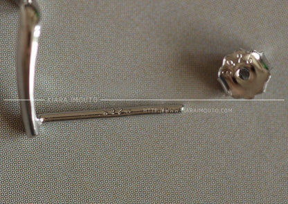 Small Hook Earrings 925 Sterling Silver Small Zircon Mini Goddess Earrings