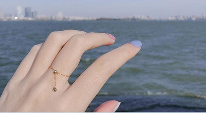 Emoji Face Star Ring, Moissanite Stone, Adjustable Gold Ring, Gold Chain Ring, Stackable Rings, Ring With Chain, Colorless Moissanite