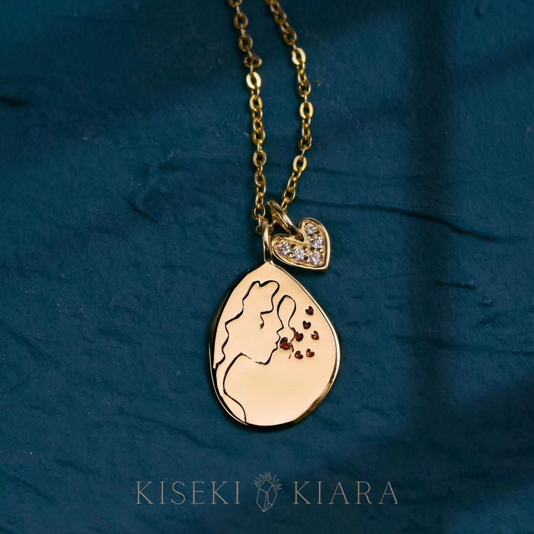 Charming Space Rocket Pendant Necklace, 18K Solid Gold Astronaut Necklace, About Space Galaxy Pendant Necklace, Falling Stars, Alien Charms